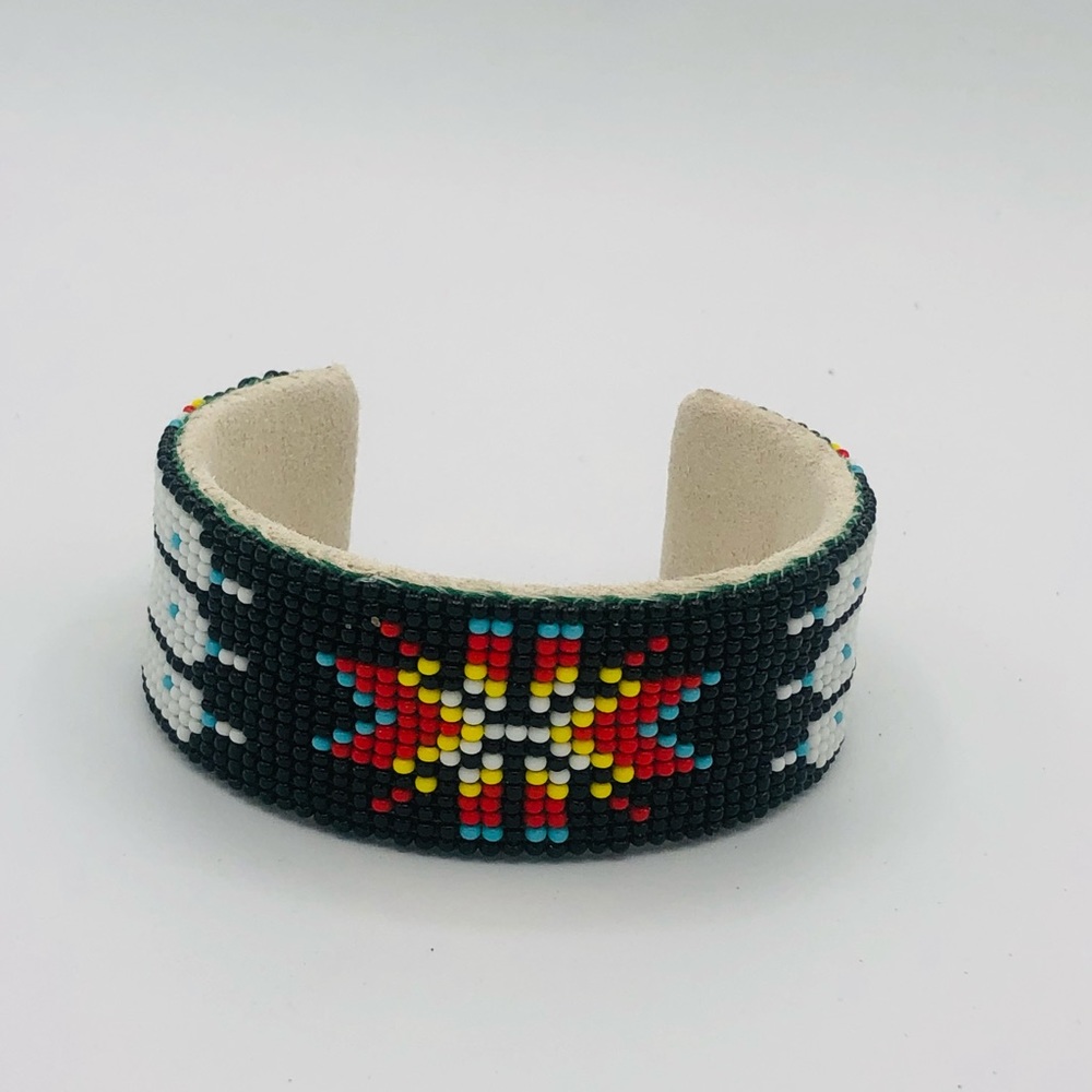 SOLD NATIVE AMERICAN STYLE CUFF BRACELET - Picture 1 of 8